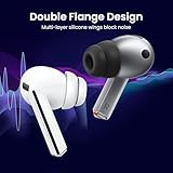 Delidigi 6 Pairs Ear Tips for Samsung Galaxy Buds3 Pro (2024), S/M/L 3 Sizes Double Flange Silicone Eartips Earbuds Earplug Replacement Fit in Case Compatible with Samsung Galaxy Buds 3 Pro (Black)