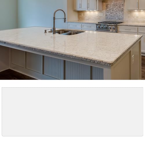 Hushee Silicone Mats for Kitchen Counter in Roll 120'' x 24'' Nonslip Cuttable Heat Resistant Mat for Kitchen Countertop Placemat(Transparent)