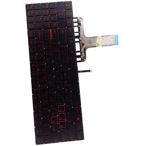 Deal4GO US Laptop Red Backlit Keyboard Replacement for Lenovo Legion Y520-15 Y530-15 Y720-15 Y720-15IKB Y7000P R720-15