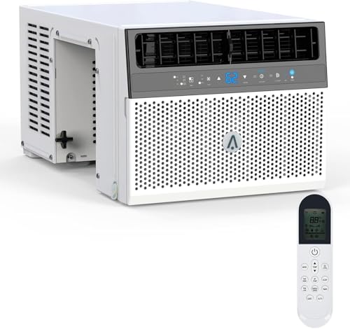 Window Air Conditioner, 6000 BTU Window AC, Cools up to 269 Sq. Ft, Optional WiFi Control, 3 Fan Speeds, 115V/60Hz, Quiet Performance, Easy Mechanical Controls