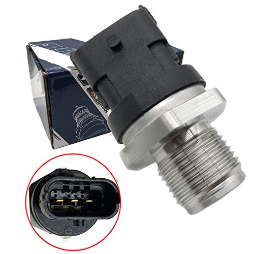 kmdiesel 0281006425 Diesel Fuel Rail Pressure Sensor fits 2003-2007 Cummins 5.9L Replaces 3949988 0281002851 5093112AA 904-309