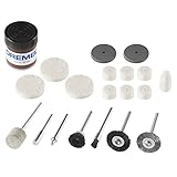 Dremel 684-01 20-Piece Cleaning & Polishing Rotary Tool Accessory Kit with Case - Includes Buffing Wheels, Polishing Bits, and Polishing Compound