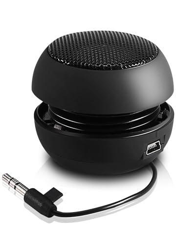 Portable Mini Speaker USB Wired Small Speakers with 3.5mm Aux Input Jack, Travel Speakers for Laptop Computer MP3 Player Speaker for Mobile Phone, MP3, PC