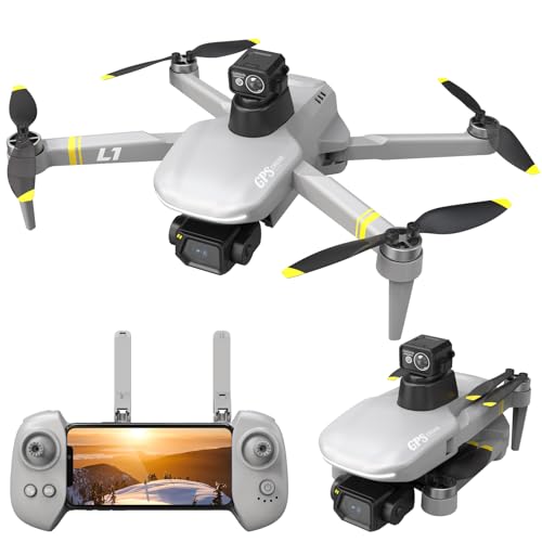 Bingchat Drones with Camera for Adults 4K Professional Shooting, 3 Axis Gimbal EIS Drone with Obstacle Avoidance, Digital Transmission Drone for Adults, Night Mode, 2.4Miles, 56Minutes, GPS Auto Return, Follow Me/Car, Time-lapse