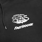 FASTHOUSE 805 Luster Hooded Pullover (Black, Large)