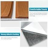 KXKZREN EVA Foam Boat Flooring Large Size Faux Teak Marine Boat Mat Flooring 7.87x7.87ft Self-Adhesive Decking Sheet for Boats Yacht Motorboat Pontoon Swim Platform