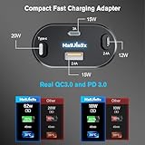 Retractable Car Charger 4 in 1 Fast Charging Adapter Magjieyx 62W Retractable Type-C/USB-i Cables and USB C/USB A QC & PD Devices for iPhone 16/15/14/13/12Pro Max Plus,iPad,AirPods, Galaxy,Google