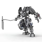 IVVTNHZ Mecha Building Block Toys, Grey Cool Action Figure Robot with Four Engines Creative Models for Display and Collection, Suitable for Adults Boys Girls Fans Kids Aged 6+ (825 PCS)