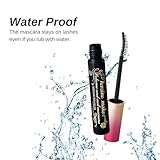 HEROINE MAKE by KISSME Mascara Volumizing Eye Makeup & Curl, Waterproof Long-lasting False Eyelash Effect with Curvy Brush Advanced Film 01 Jet Black