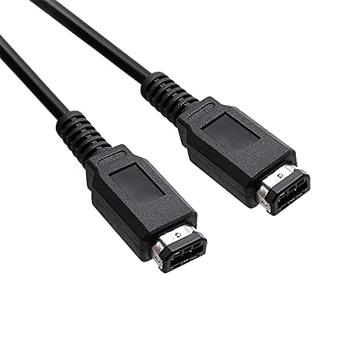 CSTESVN GBC Game Link Cable, 2 Player Connect Cord Compatible with Nintendo Gameboy Color/Pocket/Light, 3.9Ft Black