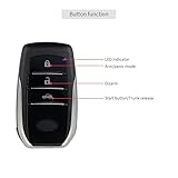 EASYGUARD EC002-T2-NS PKE Car Alarm System Proximity Sensor Lock Unlock Remote Engine Start Push Start Button Touch Password Entry Backup Vibration Alarm DC12V