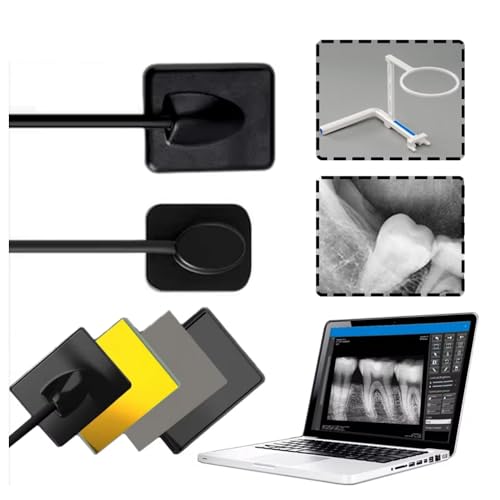 Dental X-Ray Sensor Veterinary Radiovisograph HD Digital Intraoral Imaging System Portable X Ray Digital Sensor (1.5 (25x30mm))