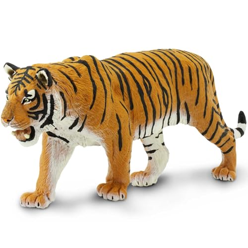 Safari Ltd. Siberian Tiger Figurine - Realistic 10.5" Figure - Educational Toy for Boys, Girls and Kids Ages 1+