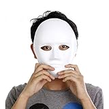 Vankcp 12 Pcs DIY White Mask, Halloween White DIY Mask,Plain Mask White Mask Paper Full Face Opera Masquerade Mask