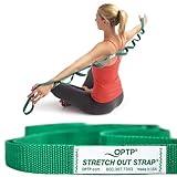 OPTP The Original Stretch Out Strap with Exercise Book, USA Made Top Choice Stretch Out Straps for Physical Therapy, Yoga Stretching Strap or Knee Therapy Strap