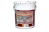 Ready Seal 512 5-Gallon Pail Natural Cedar Exterior Stain and Sealer for Wood