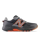 New Balance Men's 410 V8 Trail Running Shoe, Black/Cayenne/Shadow Grey, 9