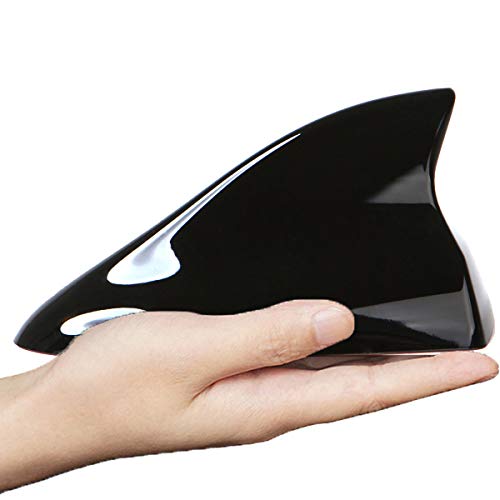for (RAV4 2009-2015) Shark Fin Antenna, Car Radio FM/AM Aerials, Auto Parts, Vehicle Electronics Accessories, for Toyota Rav4. (Advanced Style, Black)