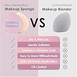 5Pcs Pale Pink Makeup Sponge For Foundation Concealer And Powder, Latex free Blender Sponge For Natural And Easy Makeup Soft Long-lasting And Beginner-friendly, Medium