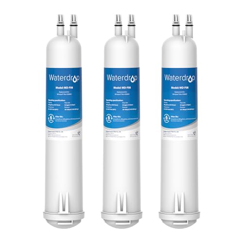 Waterdrop EDR3RXD1 Replacement for Everydrop® Filter 3, 4396841, 4396710, Kenmore® 46-9083, 46-9030, WD-F08 Refrigerator Water Filter, 3 Filters