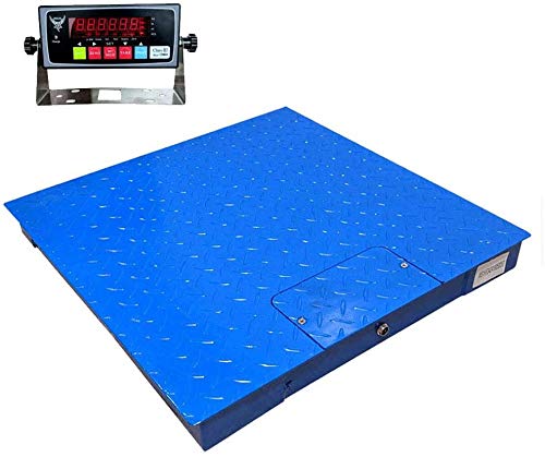 Industrial Floor Scale, 1000LB/0.5LB (24x24) with NETP Indicator