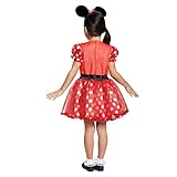 Disguise Disney Minnie Mouse Girls' Costume, Red, Medium/(3T-4T)