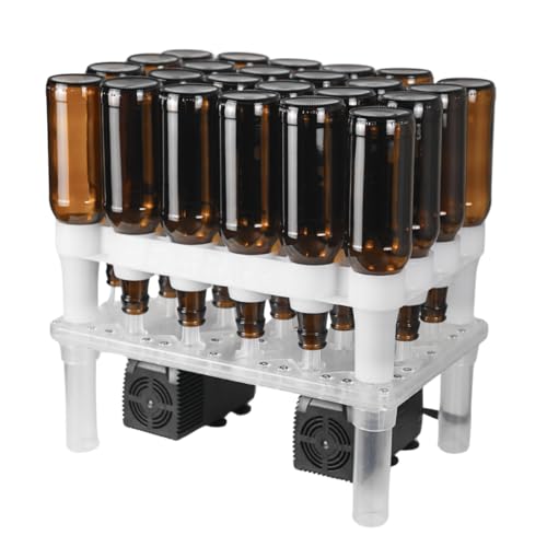 FastWasher24 Beer Bottle Washer and Wine Bottle Cleaner | Bottles & Racks NOT Included |General Purpose Bottle Rinser, Bottle Cleaner and Bottle Sanitizer System | Easy to Assemble