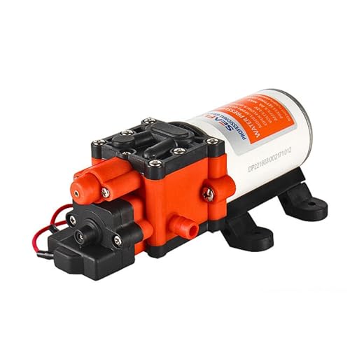 SEAFLO 22-Series Water Pump - 12V, 1.3 GPM, 100 PSI - On-Demand Water Pressure Diaphragm Pump for Marine, RV, Agriculture, and Off-Grid Applications