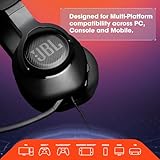 JBL Quantum 100 - Wired Over-Ear Gaming Headphones - Black, Large