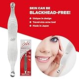 Seki Edge Blackhead Remover (SS-801) - Comedone Extractor for Blackheads - Professional Pimple Popper Tool with 2 Hole Sizes - Preventive Acne Tool & Pore Extractor