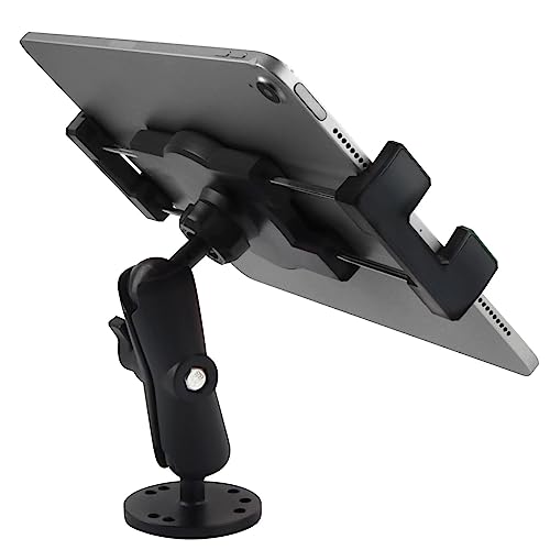 RomHaus Metal Tablet Mount for Truck/Car/Vehicle/Industrial Heavy Duty Drill Base Tablet Holder for Dashboard, Wall, Desk, fit 7-14.6 inch Tablets