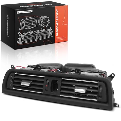 A-Premium Dashboard A/C Air Vent Assembly Compatible with BMW 520i, 528i xDrive, 530i, 535d xDrive, 535i GT xDrive, 535i xDrive, 550i GT xDrive