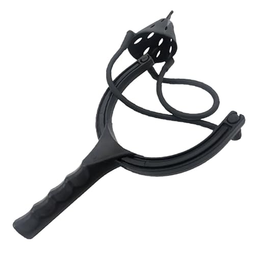 CHMINGDE Fishing Baits Nestings Slingshots Fishing Lures Thrower Fishing Catapults Baits Pulling Feeders Outdoor Fishing Supplies, Black