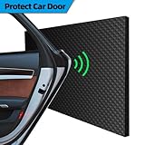 Spurtar Garage Wall Protector, Waterproof Garage Parking Aid Car Door Protector Self Adhesive Corner EVA Foam Wall Bumper Guards Padding for Door Ding Protection Black,79" x 8" x 1/4" 2 Pack