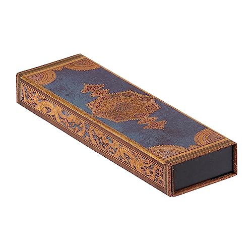 Safavid Indigo Pencil Case by Paperblanks (Safavid Binding Art)