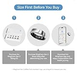 RingConn Gen 2, World’s First Smart Ring with Sleep Apnea Monitoring, No APP Subscription, 12-Day Battery Life, Stress/Heart Rate/Women's Health Tracker, Android & iOS Compatible (Silver, Size 10)