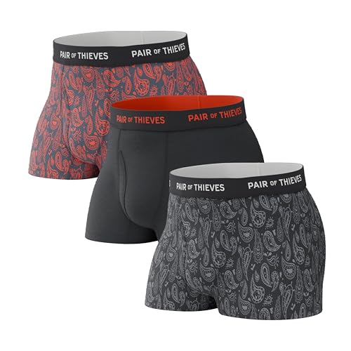 Pair of Thieves Men's Trunk Underwear, Jet Black, X-Large