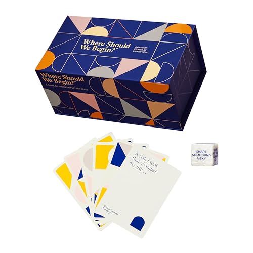 ESTHER PEREL Where Should We Begin? A Game of Stories - Conversation Cards for Couples & Friends - Interactive Couples Game with 200 Prompt Cards - 2-6 Player - Card Games for Couples & Date Night