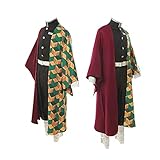 CR ROLECOS Giyuu Tomioka Cosplay Costume for Giyuu Cosplay Kimono Outfit Robe Uniform Suit Halloween XXL