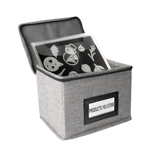 Mingting Die Cut Storage Box,Die Cut Storage Organizer,Fully-Padded Inside with Sturdy Construction, Magnetic Sheets for Dies Storage ,Scrapbooking Paper,Picture,Photo(no magnet sheet)