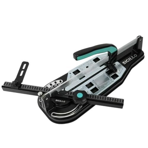 DTA Sigillo Pull Action Lightweight 14.6″ (37 cm) Ergonomic Manual Tile Cutter, Cutting Tool for Large Format Glass Tile and Ceramic Tile, for Floor and Wall Tile Installation, SIG0370, 41660
