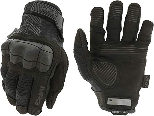 Mechanix Wear: M-Pact 3 Tactical Work Gloves, Touchscreen Capability, Synthetic Leather Gloves, Finger Reinforcement and Impact Protection, Work Gloves for Men (Black, Small)