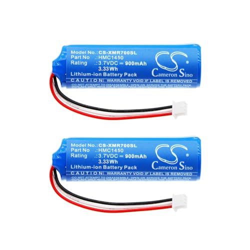 (2PCS) Replacement for X'iaomi 70'mai Pro 70m'ai A500S M'idrive D02 M'idrive D04 S'mart D'ash Cam Pro Battery 900mAh