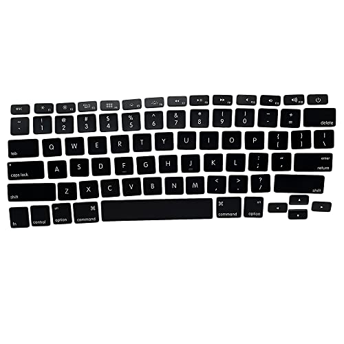 Replacement Key Cap aKeycaps Keys,Full Set of US Keyboard Replacement Keycaps QWERTY for MacBook Pro A1278 A1297 A1466 A1502 A1425 A1398 Year keycap (A1466 A1502 A1398 A1425 (AP08))