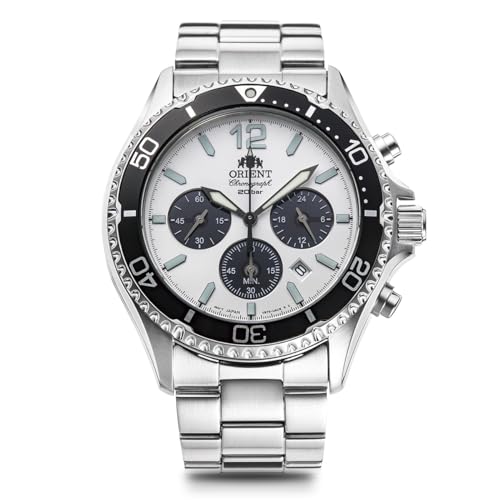 Orient Men's Solar Panda Made in Japan Mako マコ Quartz Watch