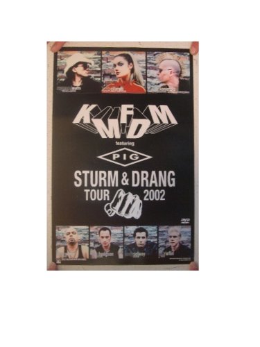 KMFDM Poster Sturm & Drang Tour 2002