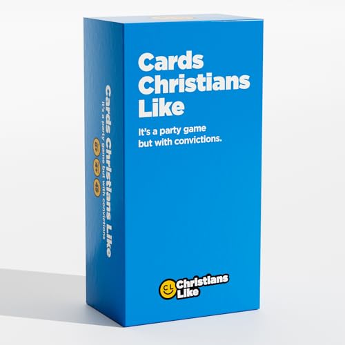 Christians Like Cards Party Game - 600 Cards - Humorous Game Matching Prompt Cards with Funny or Edgy responses - Fun for Teens, Adults - Ideal for Families, Youth Groups, Bible Studies, Game Nights