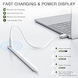 Stylus Pen for iPad 2018-2024, Fast Charging Pencil (1st Generation) with Tilt Sensitivity & Palm Rejection, Magnetic Pen for iPad Air 3/4/5/M2, iPad Mini 5/6, iPad 6/7/8/9/10, iPad Pro 11"/12.9"/M4