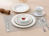 Lorenzo Amelia 57-Piece Dinnerware Set, Service for 8