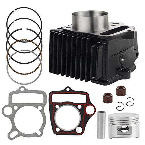 FLYPIG 48mm Engine Cylinder Piston Big Bore Rebuild Kit For 110cc 4-Stroke Chinese TaoTao Coolster ATV Pit Quad Dirt Bike Go Kart Cylinder with Piston Ring Kit